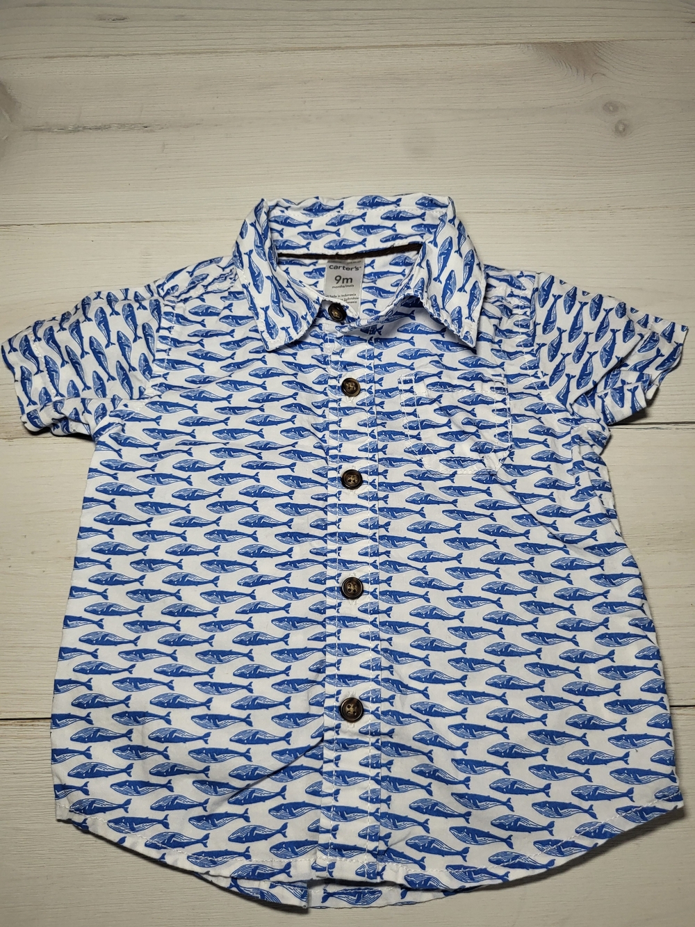 Infant Boy's Nautical Shirt Set Sailboat Whales Cotton Preppy Summer Baby. - Picture 2 of 9